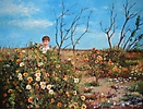 Flores con niño